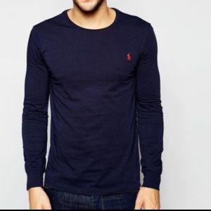 Blue Men’s Polo Long Sleeve